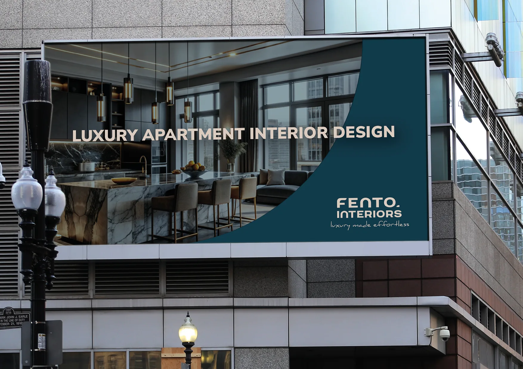 Fento Interiors brand guidelines page