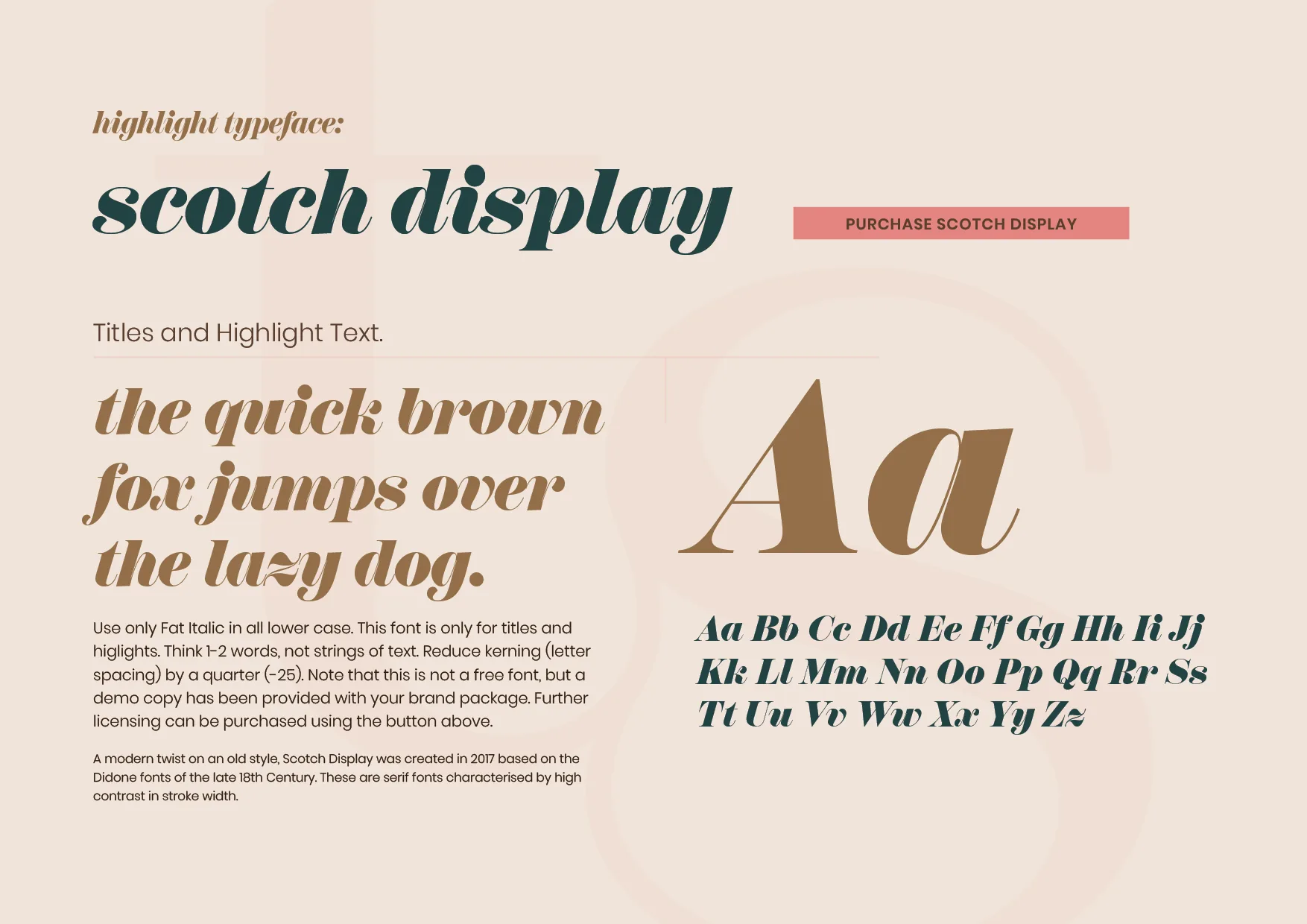 Those Sisters colour and typography system